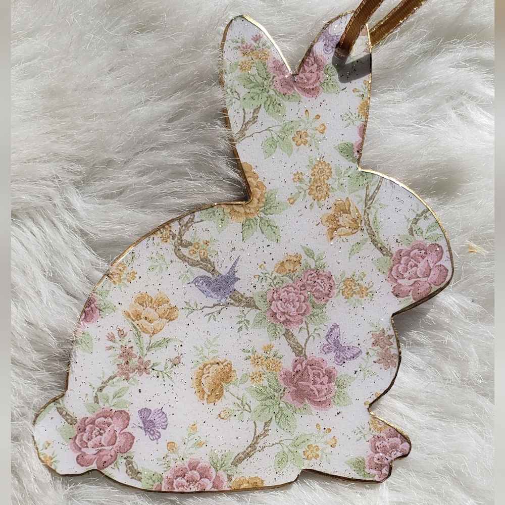 Handmade Spring Bliss Bunny Decor Accessory